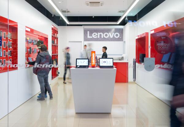 Predajňa a showroom Lenovo, Aupark SC, Košice